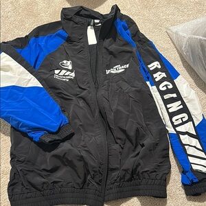 Black and Blue Racing Jacket